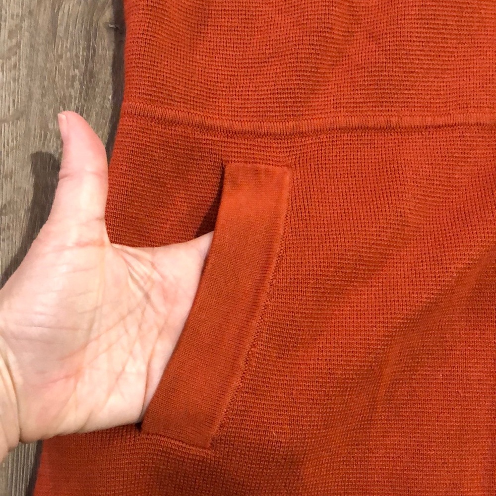 TALBOTS Women's Orange Cardigan Sweater Jacket - Picture 4 of 10